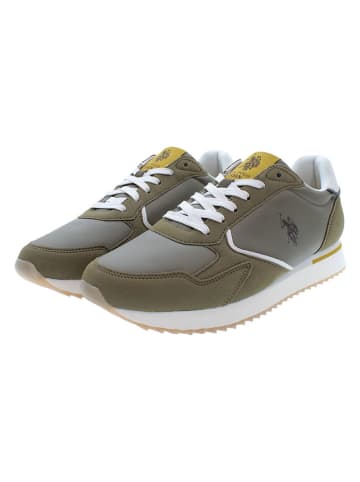 U.S. Polo Assn. Sneakersy w kolorze brązowym