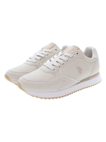 U.S. Polo Assn. Sneakersy w kolorze kremowym
