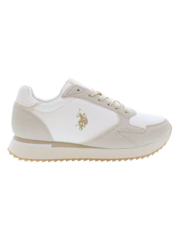 U.S. Polo Assn. Sneakersy w kolorze kremowo-białym