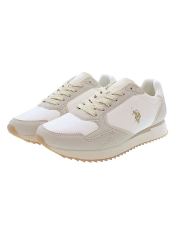 U.S. Polo Assn. Sneakersy w kolorze kremowo-białym