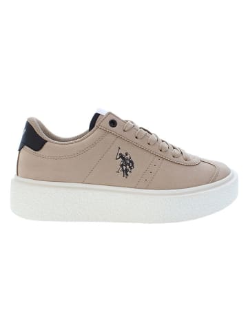 U.S. Polo Assn. Sneakersy w kolorze beżowym