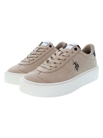 U.S. Polo Assn. Sneakersy w kolorze beżowym