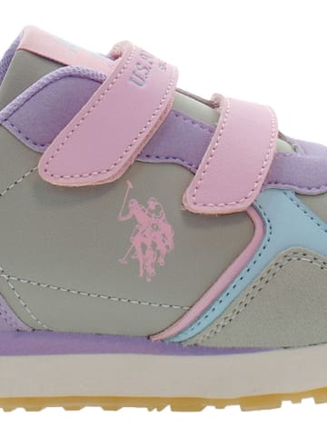 U.S. Polo Assn. Sneakers in Lila/ Rosa/ Hellblau