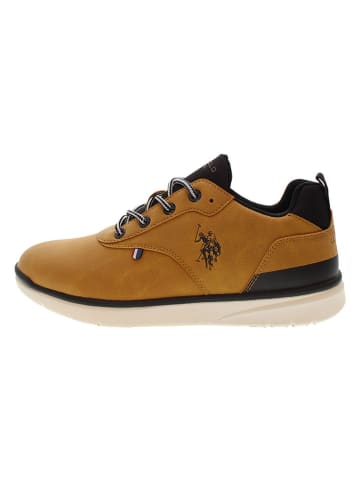 U.S. Polo Assn. Sneakersy w kolorze jasnobrązowym