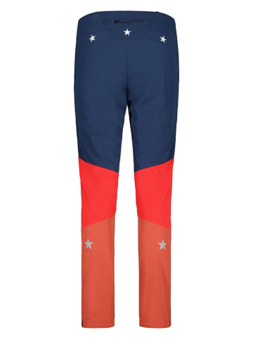 Maloja Softshellbroek "NaninaM." donkerblauw/oranje