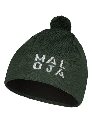 Maloja Czapka "RothornM." w kolorze ciemnozielonym