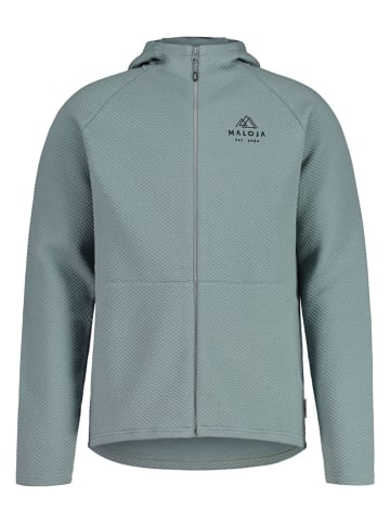 Maloja Sweatjacke "PietroM." in Salbei in Grün/ Grau