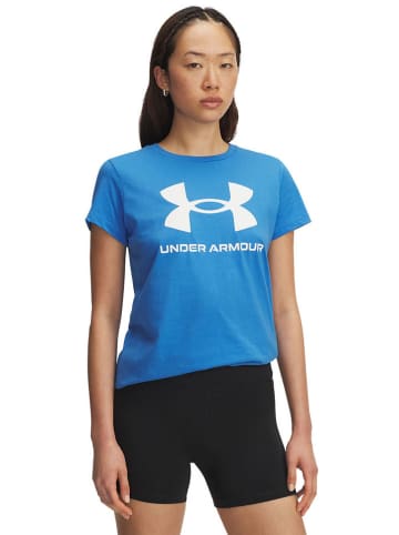 Under Armour Koszulka sportowa w kolorze niebieskim