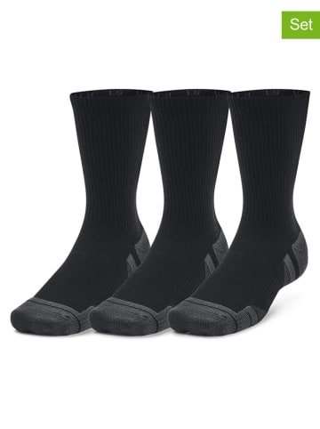 Under Armour Skarpety (3 pary) "Performance Tech" w kolorze czarnym