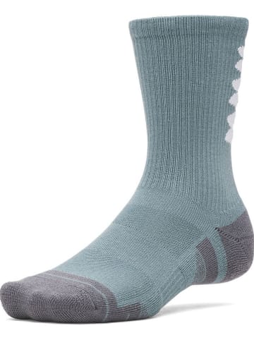 Under Armour 3-delige set: sportsokken "Perf tech'' mintgroen/geel/wit