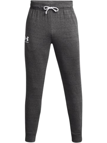 Under Armour Spodnie dresowe "Rival" w kolorze antracytowym