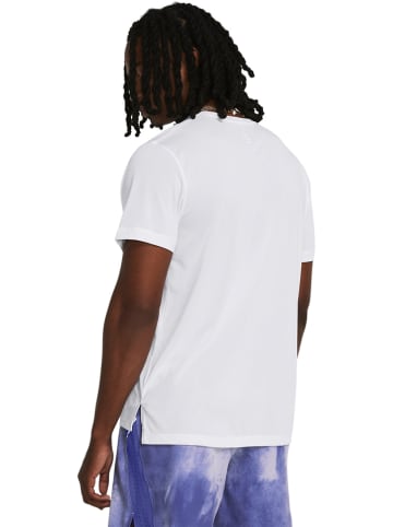 Under Armour Koszulka "Launch" w kolorze białym do biegania