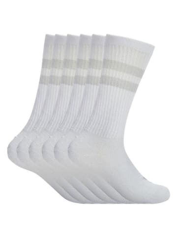 Under Armour 6-delige set: sportsokken "Essential" wit/lichtgrijs