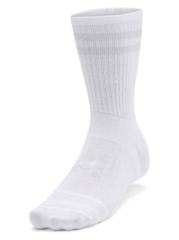 Under Armour 6-delige set: sportsokken "Essential" wit/lichtgrijs
