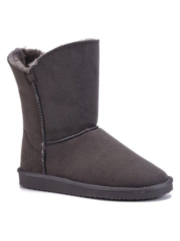 ISLAND BOOT Kozaki zimowe "Adeline" w kolorze antracytowym