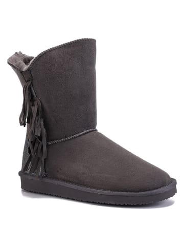 ISLAND BOOT Botki zimowe "Capri" w kolorze szarym