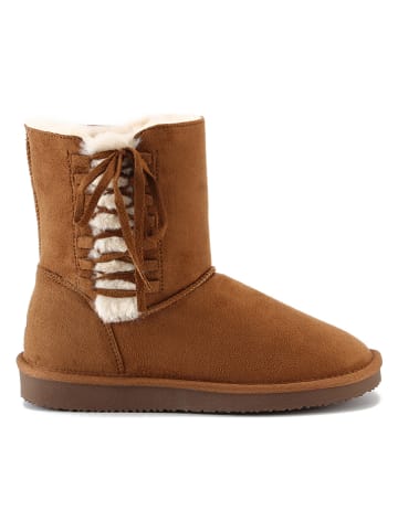 ISLAND BOOT Winterboots "Goldboro" in Hellbraun