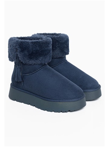 ISLAND BOOT Winterboots "Cinnamon" in Dunkelblau
