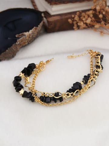 L'Atelier de Gaia Vergold. Armkette mit Schmuckelementen