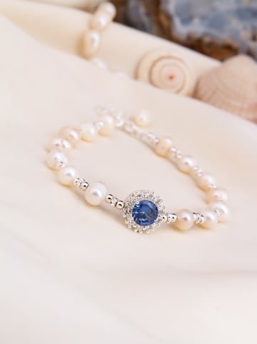 L'Atelier de Gaia Vergold. Armkette mit Perlen und Edelsteinen