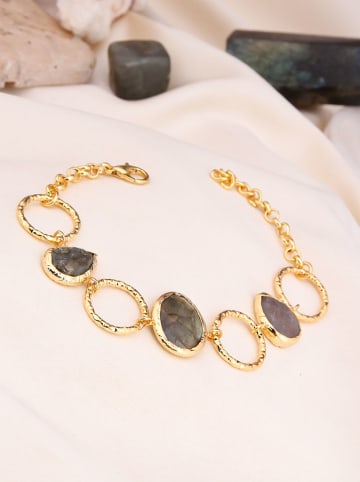 L'Atelier de Gaia Vergulde armband met sierelementen