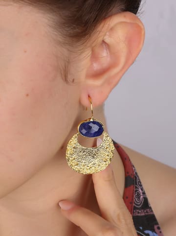 L'Atelier de Gaia Vergold. Ohrhänger mit Edelsteinen 