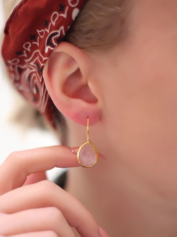 L'Atelier de Gaia Vergold. Ohrhänger mit Edelsteinen