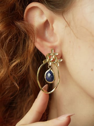 L'Atelier de Gaia Vergold. Ohrstecker mit Edelsteinen