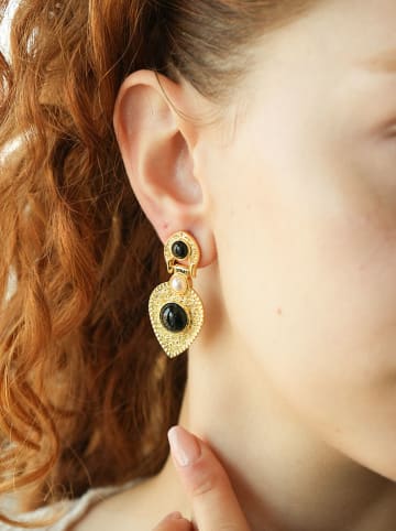 L'Atelier de Gaia Vergold. Ohrstecker mit Edelsteinen