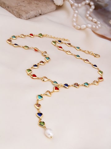 L'Atelier de Gaia Vergulde ketting met sierelementen