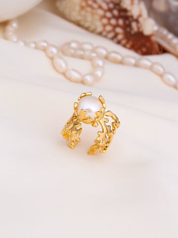 L'Atelier de Gaia Vergulde ring met parel