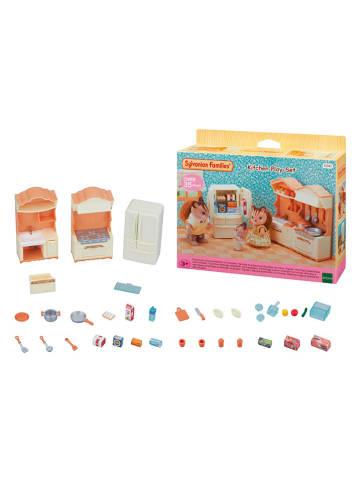 Sylvanian Families Akcesoria dla lalek "Country house kitchen with refrigerator" - 3+