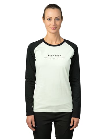 Hannah Longsleeve in Schwarz/ Weiß