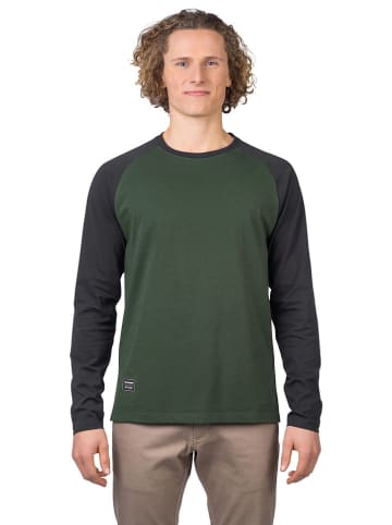 Hannah Longsleeve "Roket" in Grün/ Anthrazit