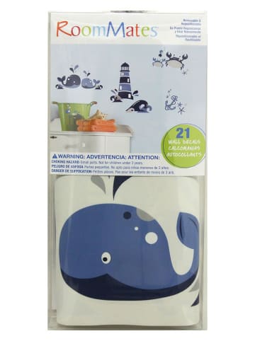 Room Mates Wandstickers "Vrienden van de Zeevaart" blauw