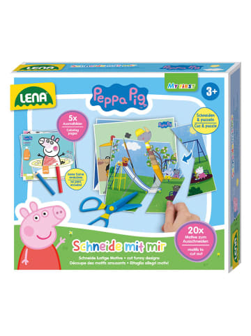 LENA Knutselset "Knip met mij Peppa Pig" - vanaf 3 jaar