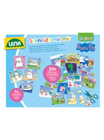 LENA Knutselset "Knip met mij Peppa Pig" - vanaf 3 jaar