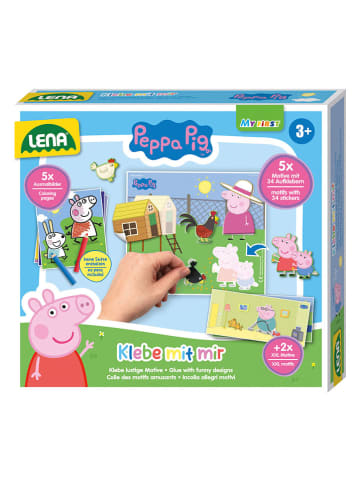 LENA Creativiteitsset "Plak met mij Peppa Pig" - vanaf 3 jaar