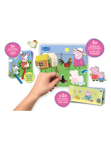 LENA Creativiteitsset "Plak met mij Peppa Pig" - vanaf 3 jaar