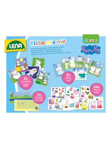 LENA Creativiteitsset "Plak met mij Peppa Pig" - vanaf 3 jaar