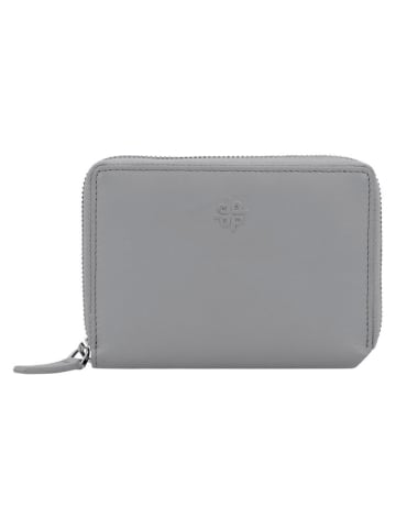 PICARD Leder-Geldbörse "Bali" in Grau - (B)13 x (H)9,5 x (T)2 cm