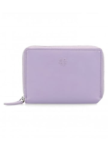 PICARD Leder-Geldbörse "Bali" in Flieder - (B)13 x (H)9,5 x (T)2 cm