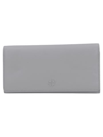 PICARD Leder-Geldbörse "Bali" in Grau - (B)19 x (H)9,5 x (T)2,5 cm