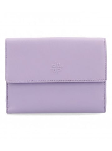 PICARD Leder-Geldbörse "Bali" in Flieder - (B)12,5 x (H)9,5 x (T)3,5 cm