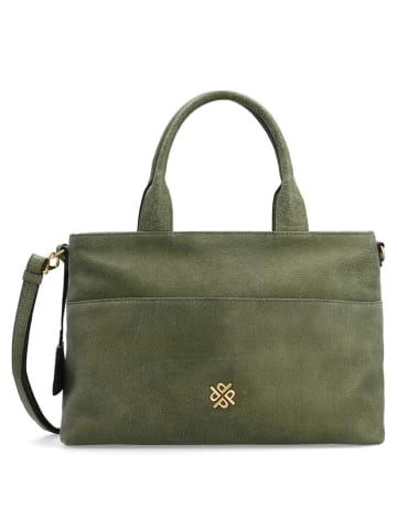 PICARD Leder-Henkeltasche "Kapstadt" in Khaki - (B)33 x (H)22 x (T)14 cm