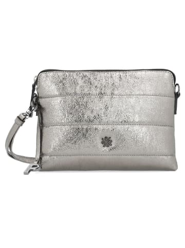 PICARD Leder-Umhängetasche "2 Night" in Silber - (B)24 x (H)17 x (T)2,2 cm