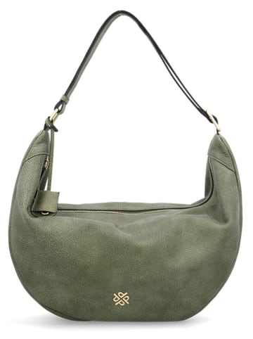 PICARD Leder-Schultertasche "Kapstadt" in Dunkelgrün - (B)53 x (H)24 x (T)13 cm
