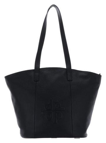 PICARD Leder-Shopper in Schwarz - (B)43 x (H)31 x (T)14,5 cm