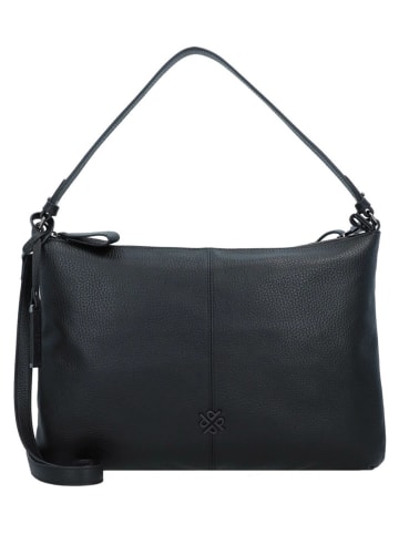 PICARD Leder-Schultertasche "Match" in Schwarz - (B)27,5 x (H)17 x (T)8 cm