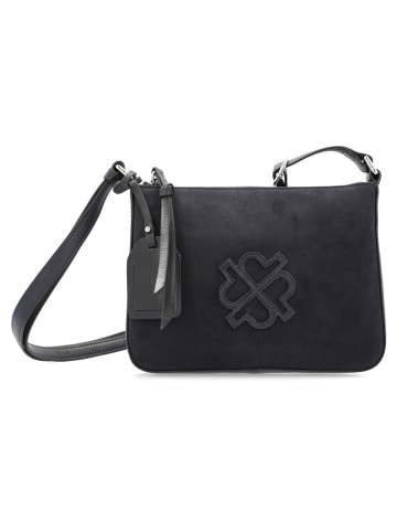PICARD Leder-Umhängetasche "Donna" in Dunkelblau - (B)21,5 x (H)16 x (T)3,5 cm